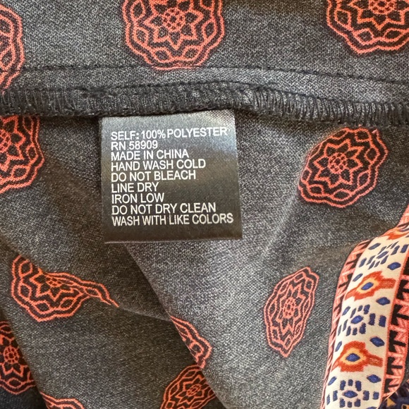 Women’s Gianni Bini Crazy in Love black boho tunic blouse top Large - Picture 4 of 4